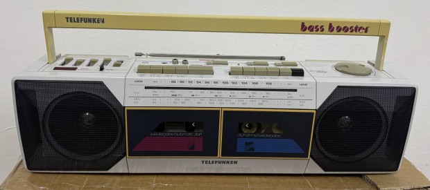 Telefunken kazetts magn boombox hifi