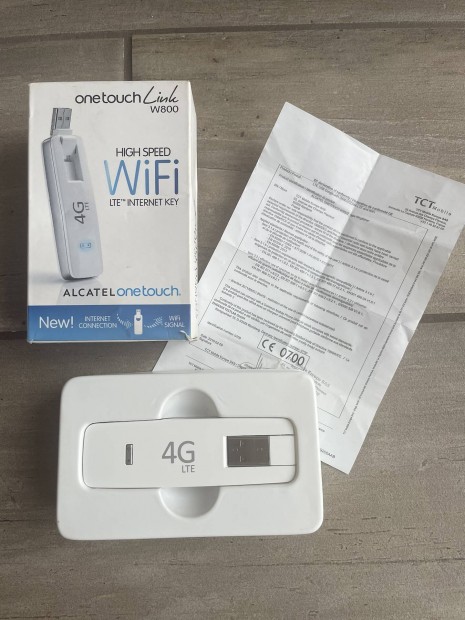 Telekom függő Alcatel W800 4G LTe sim kártyás USB wifi router