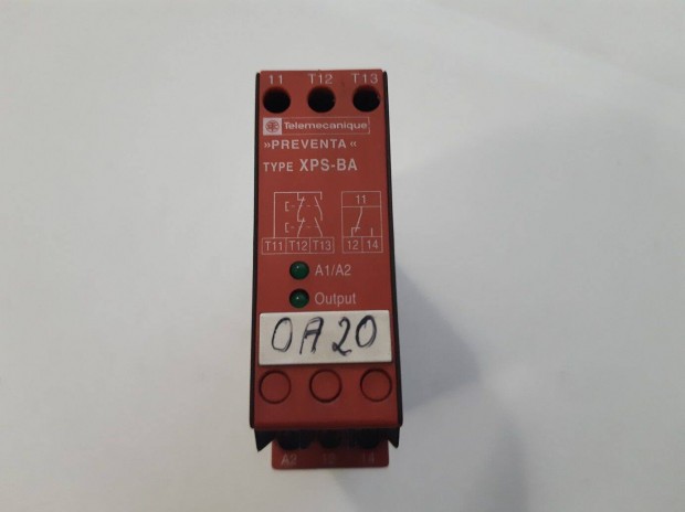 Telemecanique Xpsba3720 biztonsági relé /90