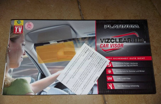 Teleshop tvshop Platinum Vizclear HD auts rnyekol szlvd 1900Ft