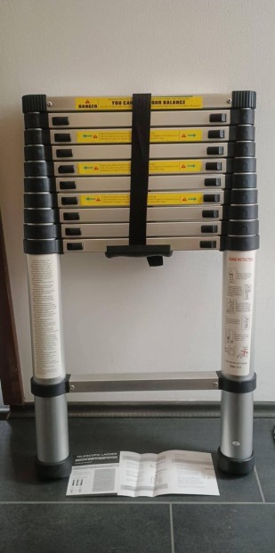 Teleszkópos létra, 320 cm-es, 150 kg-ig, vadonatúj eladó