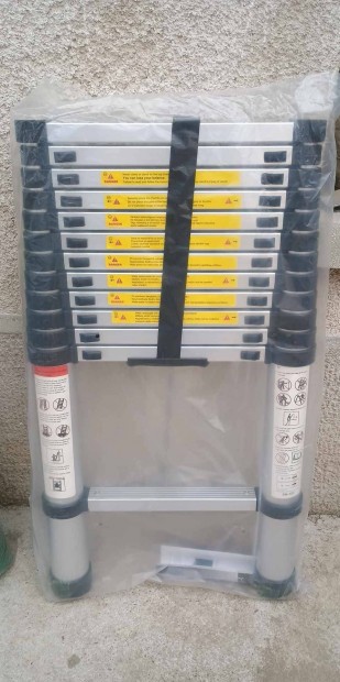 Teleszkópos létra, 3,8 méteres, vadonatúj eladó
