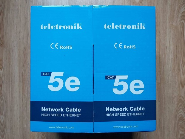 Teletronik CAT5e UTP AWG 24 sodrott rpr rz kbel 305m