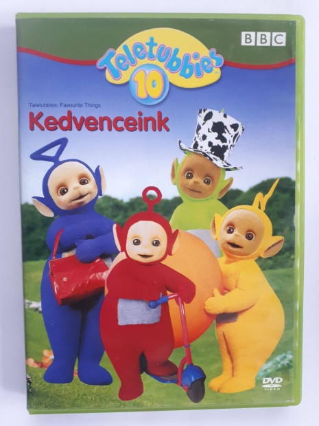 Teletubbies 10. Kedvenceink DVD (posta 510 Ft)