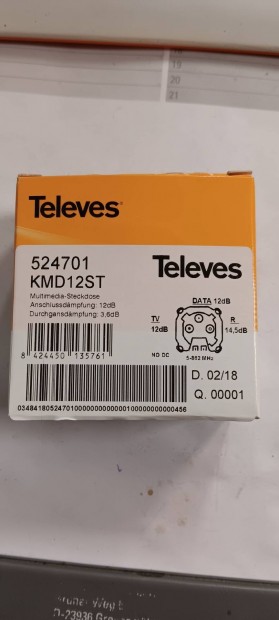 Televes kmd12st jelerst j! 9db 4000ft