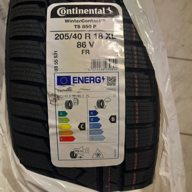 Tli gumi 4 db, j, Continental Wintercontact 205/40 R18