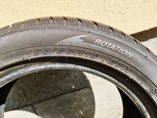 Téli gumi Goodride 195/55 R16 kb. 500 km futott 4db