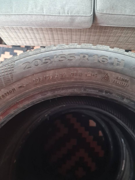 Téli gumi  Continental 205/55/R16   dot 2117