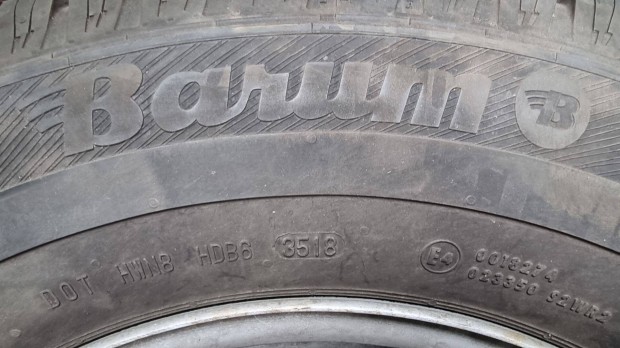 Téli gumi felnivel Fiat Ducato 215/75 R16C Barum
