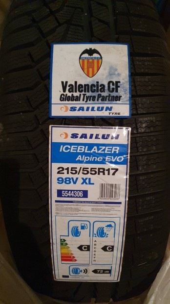 T�li gumiabroncs elad� 215/55 /R17 