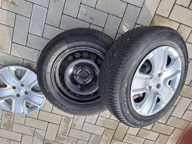 Tli kerk garnitra 185/65r15 Dacia-Renault BFG G-Force Winter 6mm