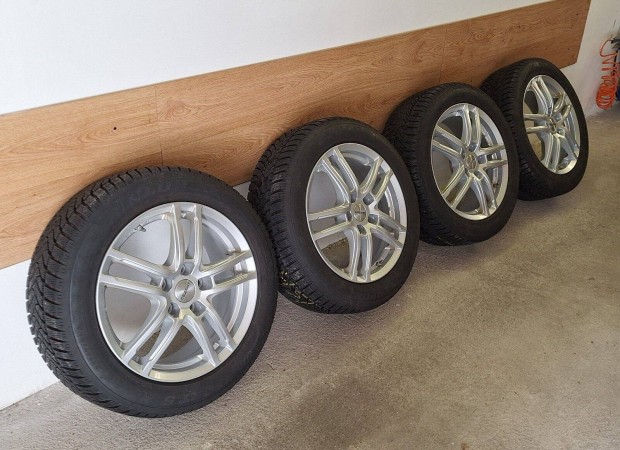 Téligumi+alufelni szett (17"-os, 5x114.3, 215/55R17) eladó!
