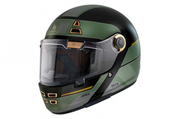 Teljes Arc Buksisak MT Helmets Jarama 68TH khaki zld XS