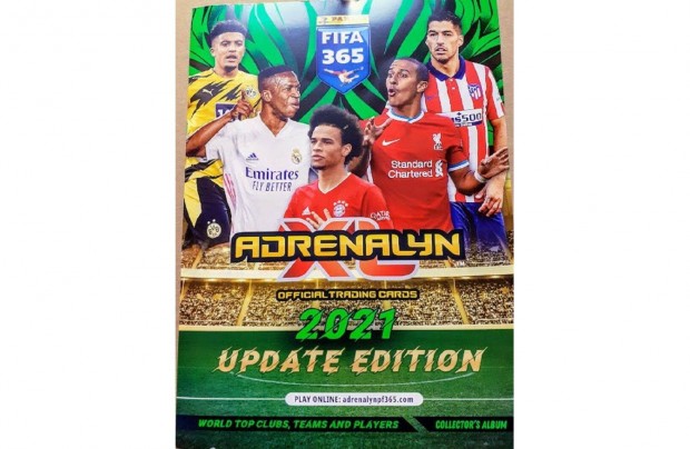 Teljes Panini FIFA Update 2021, 148 focis krtya, 30 limited, 6 XXL