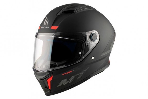 Teljes arcot fed sisak MT Helmets Stinger 2 matt fekete XL