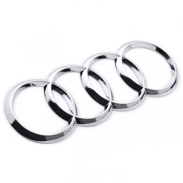 Teljesen Új, Gyári Audi motorház hűtőrács első embléma, jel,logo 273mm
