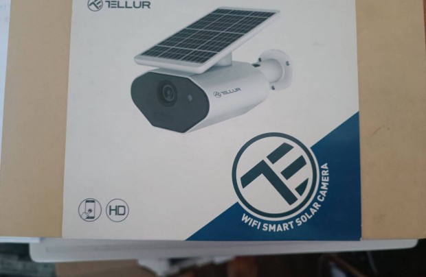 Tellur Solara WiFi Kamera, 960p, PIR, Fehr Bontatlan