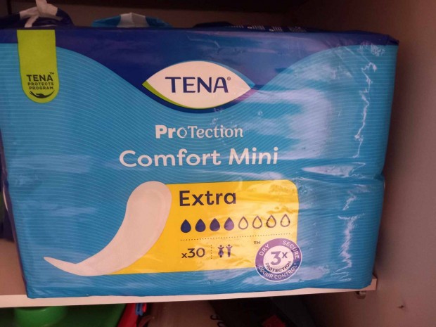 Tena Komfort mini extra, bontatlan 30db/cs, Kispesten. Több csomag