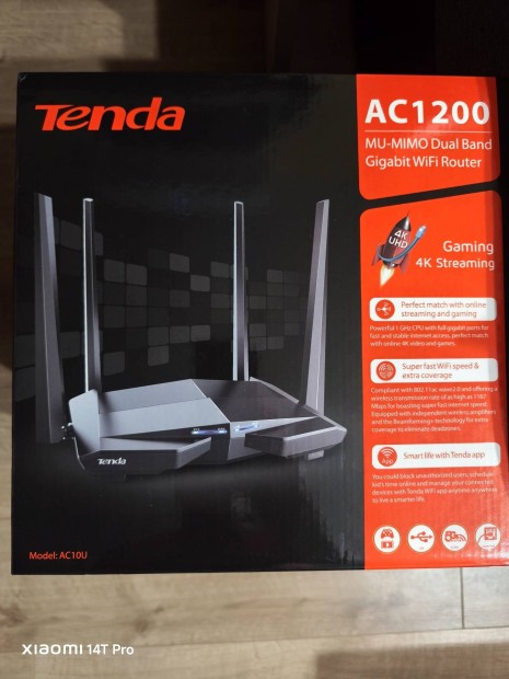 Tenda AC10U AC1200Smart Dual-Band Gigabit Wifi Router
