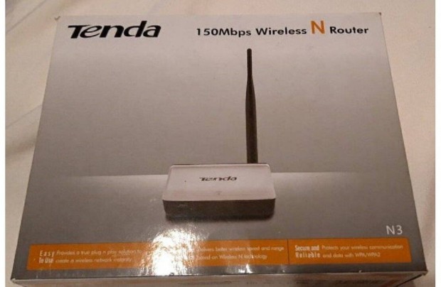 Tenda router,dobozban,lerssal,cd-vel,j