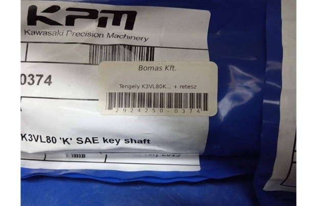 Tengely K3VL80K. + retesz eredeti Kawasaki