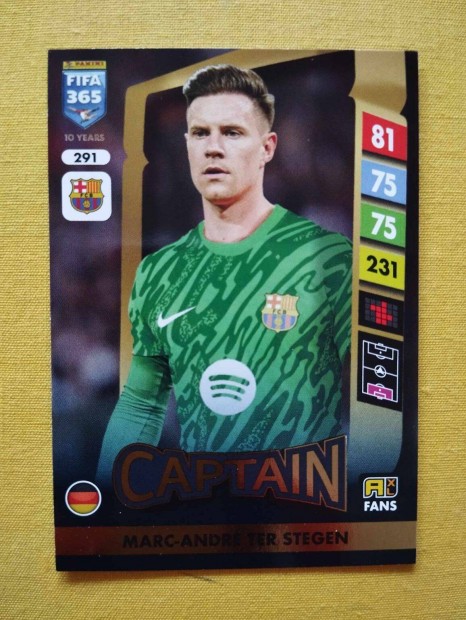 Ter Stegen (Barcelona) FIFA 365 2025 Captain focis krtya