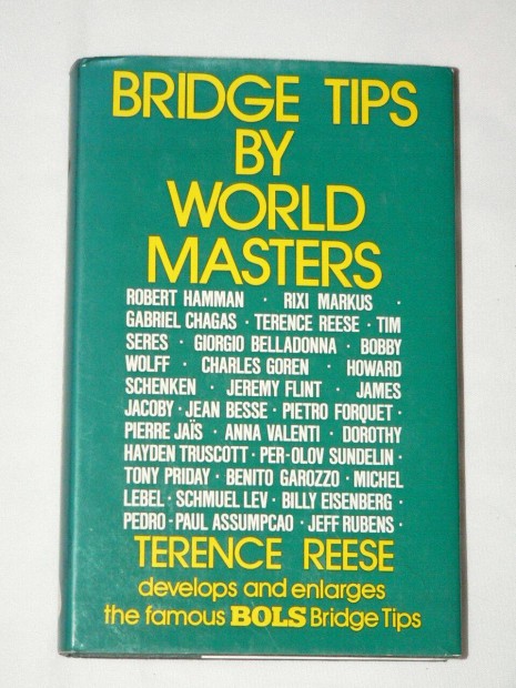 Terence Reese Bridge Tips by World Masters / knyv