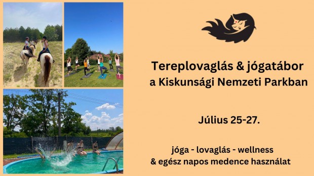 Tereplovaglás és jógatábor a Kiskunsági Nemzeti Parkban