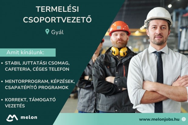 Termelési csoportvezető