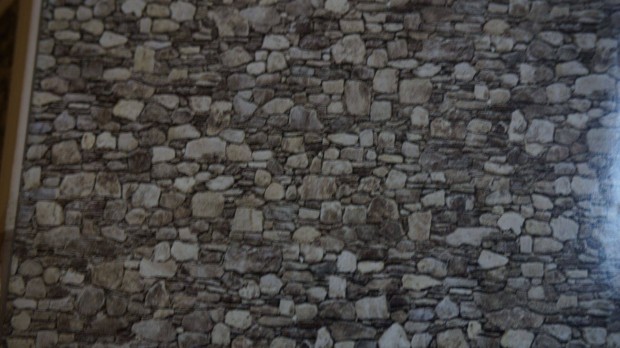 Terméskő mintás dekor tapéta - eredeti dobozában - hiánytalan