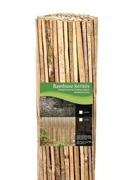 Termszetes bambusz kerts 2x5 mter