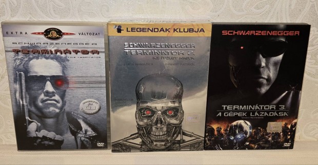 Termintor 1.-2.-3. DVD trilgia (Schwarzenegger)