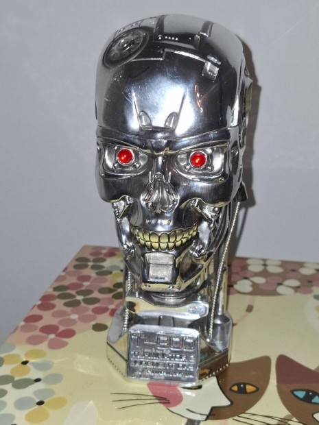 Termintor Endoskeleton Skull koponya szobor figura T-800