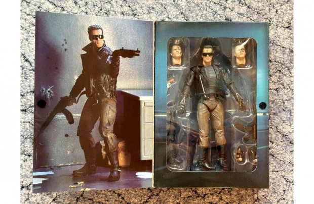 Terminator T-800 Police Station Schwarzenegger Figura !