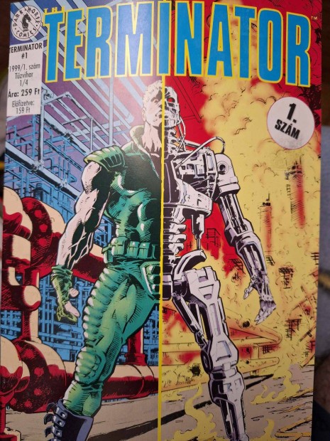 Terminator Tűzvihar 1 képregény - Dark Horse comics 1999