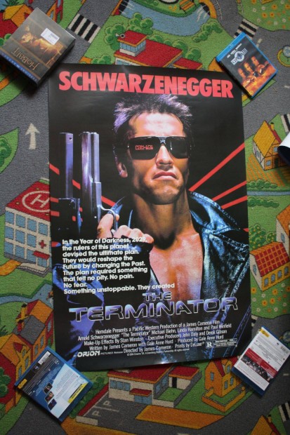 Terminator ,Arnold Schwarzenegger plakátok