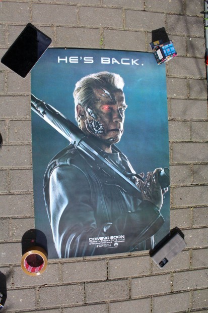 Terminator ,Arnold Schwarzenegger plakátok