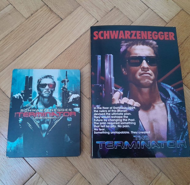 Terminator blu-ray magyar + terminator neca figura