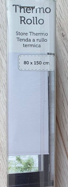 Termó roló 80x150cm fehér - új csomagolt