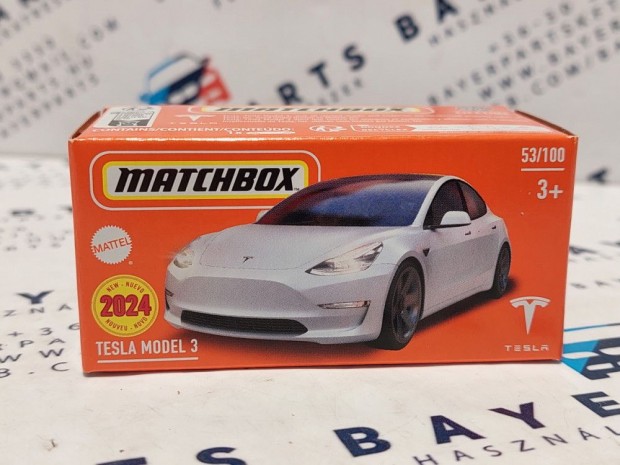 Tesla Model 3 - 53/100 -  Matchbox - 1:64