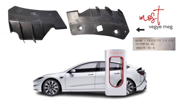 Tesla Model 3 els lkhrt tart konzol jobb old. 1084169-00-B