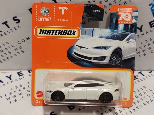 Tesla Model S - 2023 86/100 - bliszteres -  Matchbox - 1:64