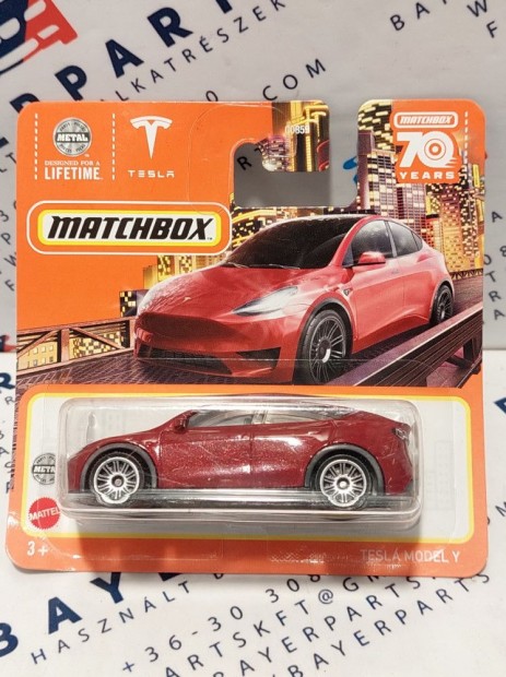 Tesla Model Y - bliszteres -  Matchbox - 1:64