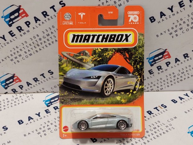 Tesla Roadster - 2023 91/100 - hossz krtys -  Matchbox - 1:64