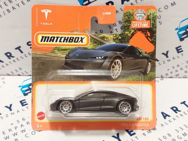 Tesla Roadster - 48/100 - bliszteres -  Matchbox - 1:64