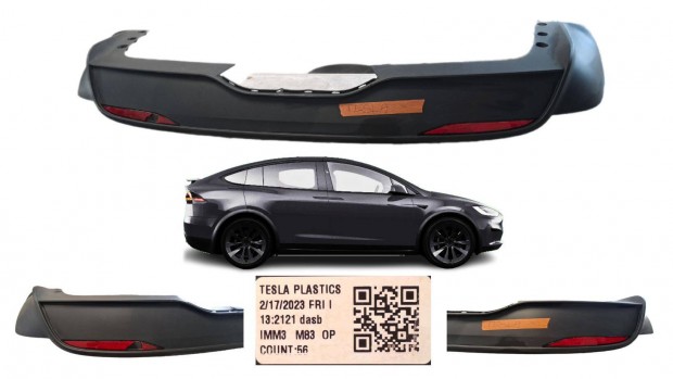 Tesla model X hts lkhrt als vdburkolat 160958200A
