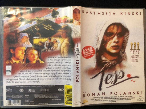 Tess Egy tiszta n DVD (karcmentes, Roman Polanski, Nastassja Kinski