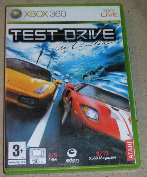 Test Drive Unlimited 1. (TDU1) (Autverseny) Gyri Xbox 360 Jtk