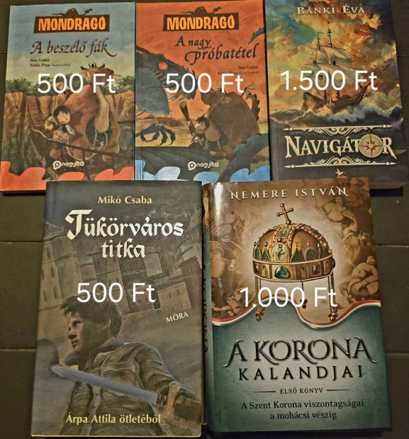 Téti I., Marék V., Balázs Á., Nemere I., Mikó Cs. könyvei, Mondragó