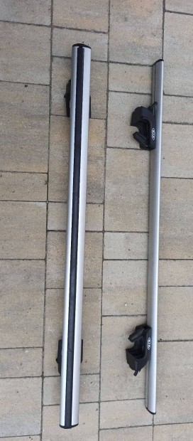Tetőcsomagtartó KIA alumínium, tetőkorlátos autókra, 120 cm hossz